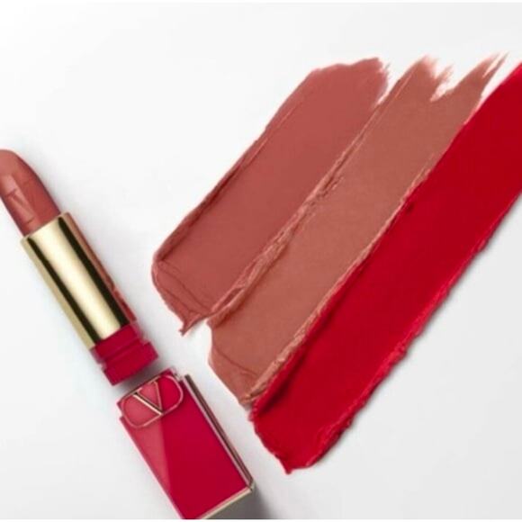 Rosso Valentino lipstick set, with Hard Valentino Case NIB - Picture 3 of 6